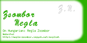 zsombor megla business card